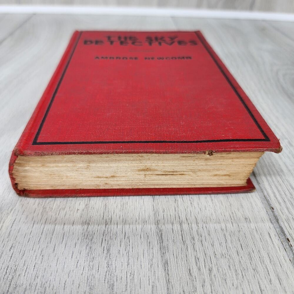Vtg Book 1930: The Sky Detectives Ambrose Newcomb How Jack Ralston Got His Man - Picture 3 of 15